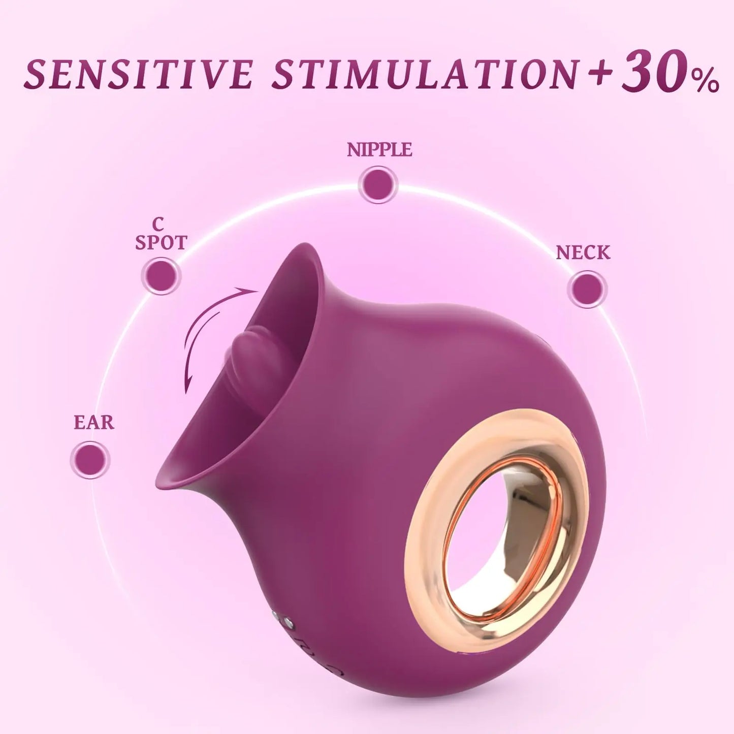 Consolador de clítoris económico y de alta calidad, superventas, vibrador estimulador de clítoris rosa para mujeres.
