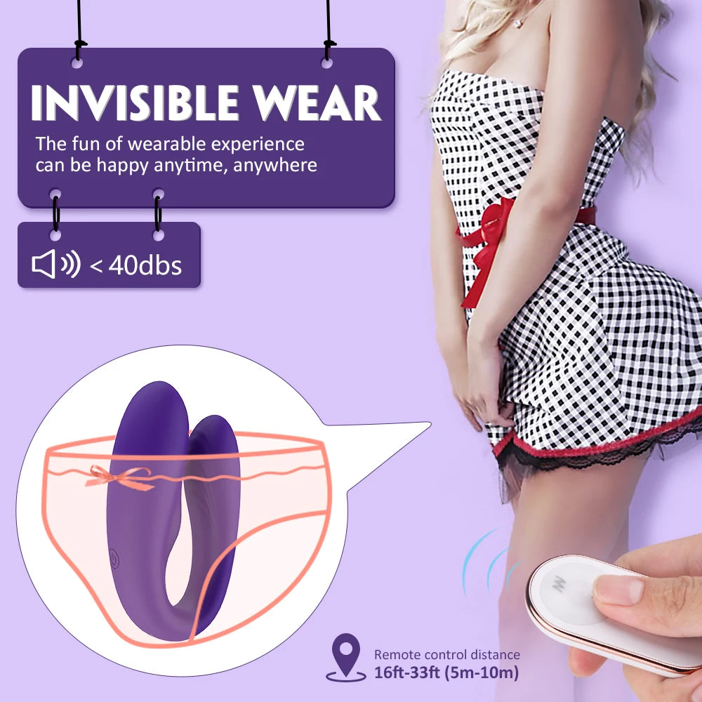 Vibrador para bragas PulseSecret para parejas: placer a distancia sin límites