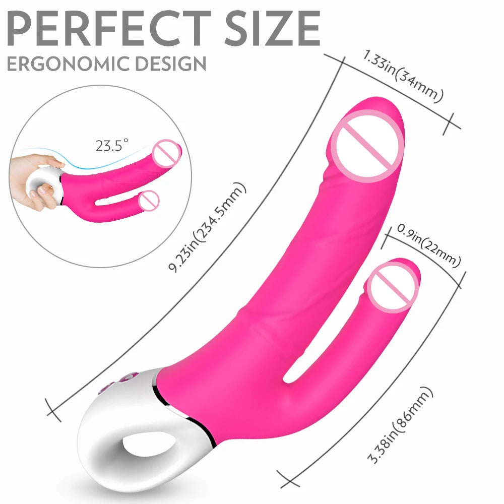 BlissBloom – El vibrador 2 en 1 para el punto G y las orejas de conejo