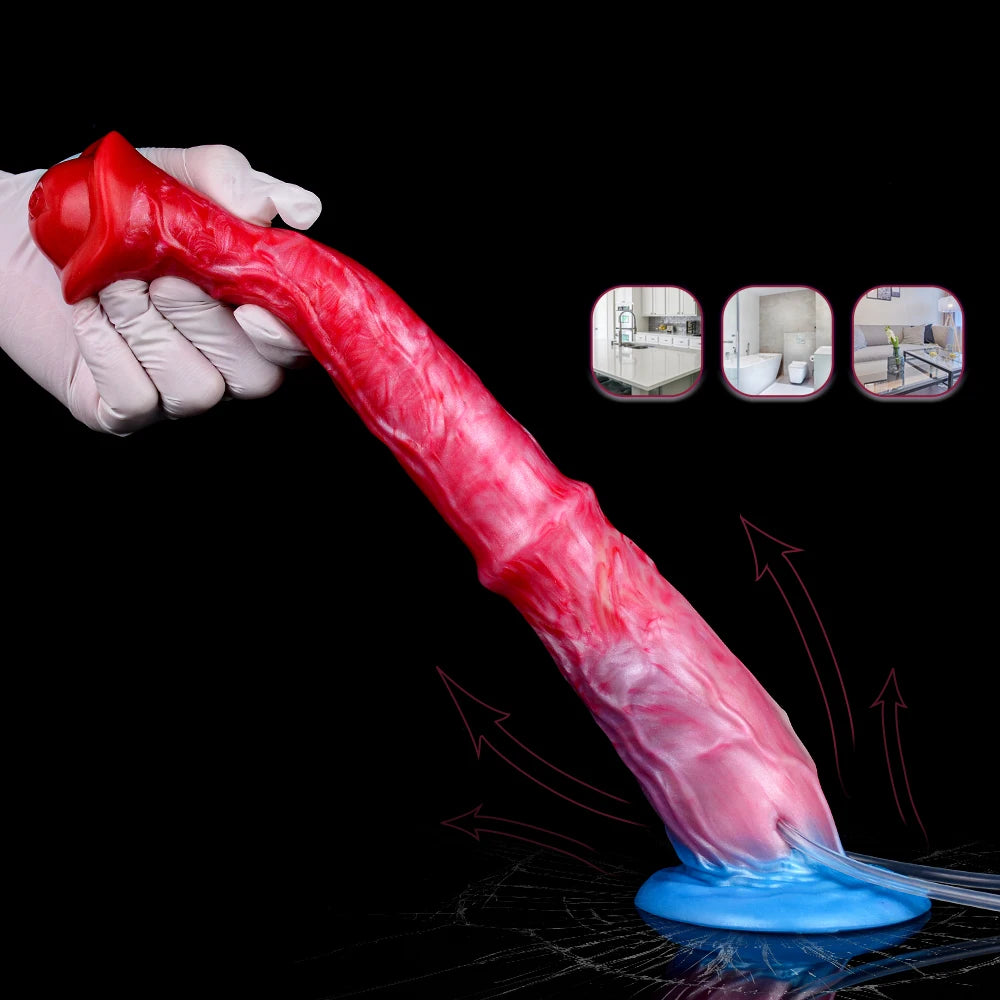 🐎 Wild Ride – Consolador inflable de caballo y tapón anal con nudo
