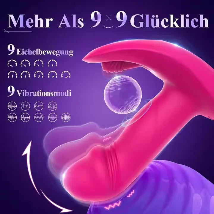 VelvetPulse – El mini vibrador USB con ritmos intensos de 9×9