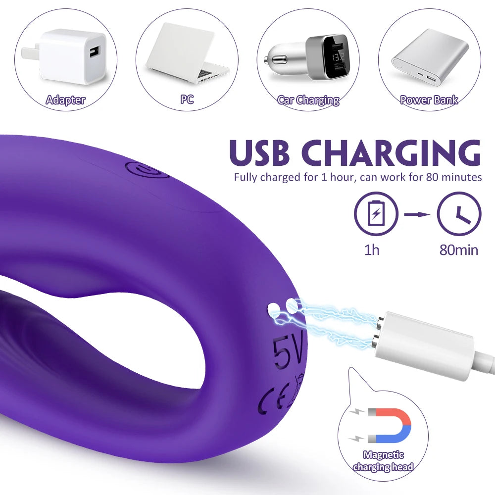 Vibrador para bragas PulseSecret para parejas: placer a distancia sin límites