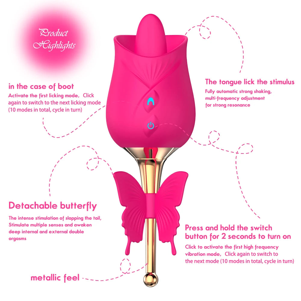 Bloom Kiss Rose β Where Vibration Meets Seduction