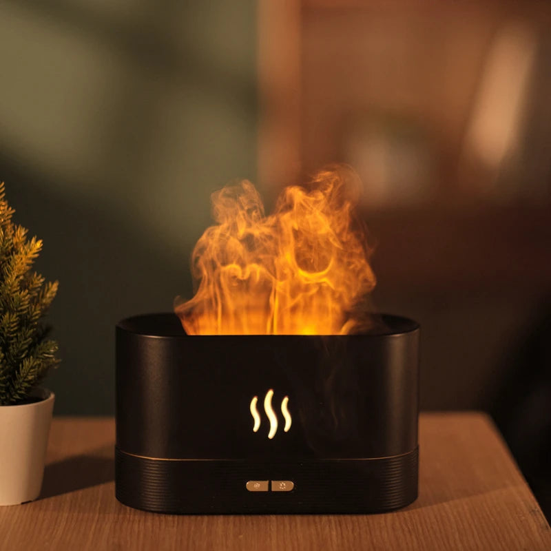 Difusor de aroma FlameGlow: la serenidad se fusiona con la luz del fuego