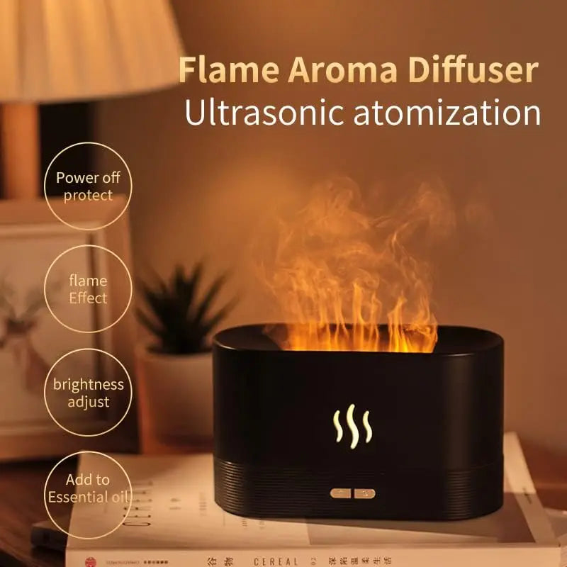 Difusor de aroma FlameGlow: la serenidad se fusiona con la luz del fuego