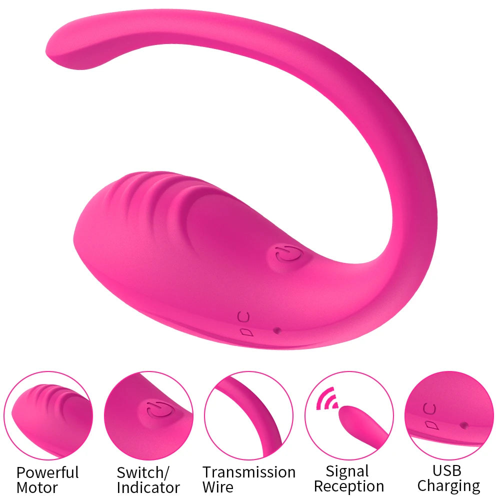 PulseGlow™ – Wearable G-Spot Vibrator with App Control & 9 Modes