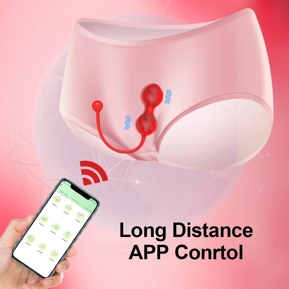 Wireless App-Controlled Kegel & Pleasure Egg