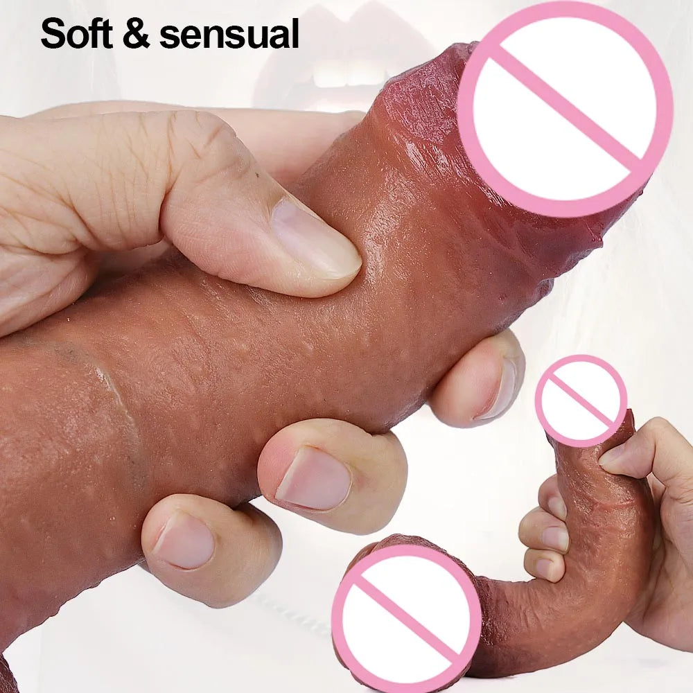 Consolador anal de silicona con correa grande y gruesa para pene, prepucio, masturbador, juguetes eróticos para adultos, para mujeres, hombres y niñas, tienda erótica.