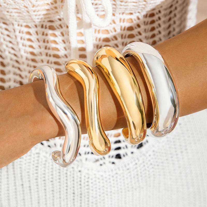 Pulsera de puño irregular BoldPulse