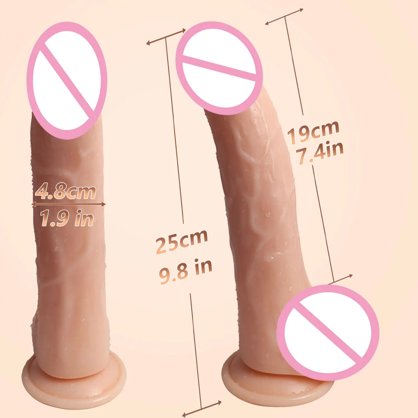 Consolador realista de silicona para sexo femenino, productos anales suaves para adultos con ventosa, pene artificial, juguetes sexuales para mujeres y hombres.