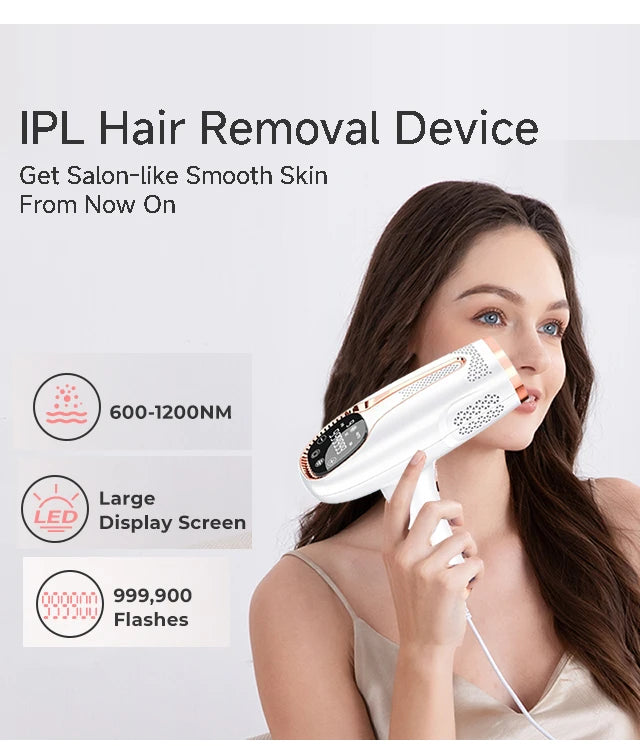 Permanent IPL Laser Epilator Women's Depilators Facial Shaving Hair Cutting Machine Men's Razor Shaver Mower Laser Hair Removal