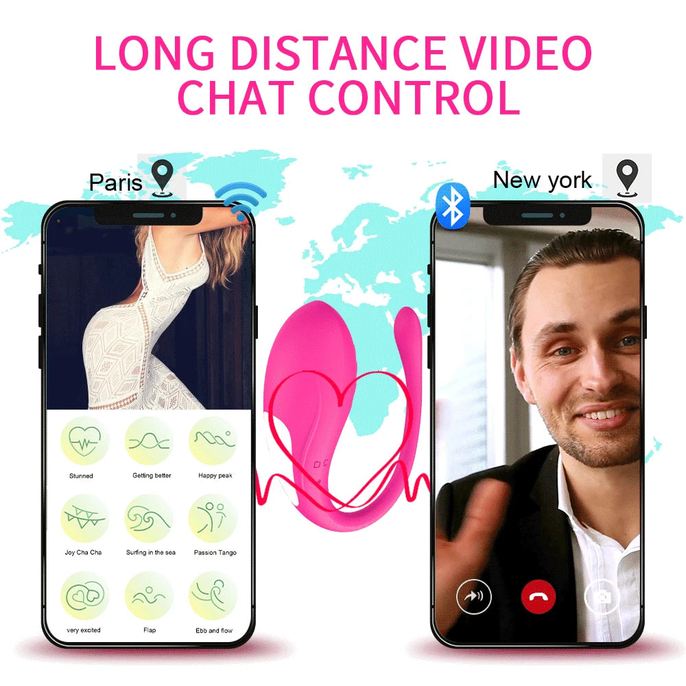 PulseGlow™ – Wearable G-Spot Vibrator with App Control & 9 Modes