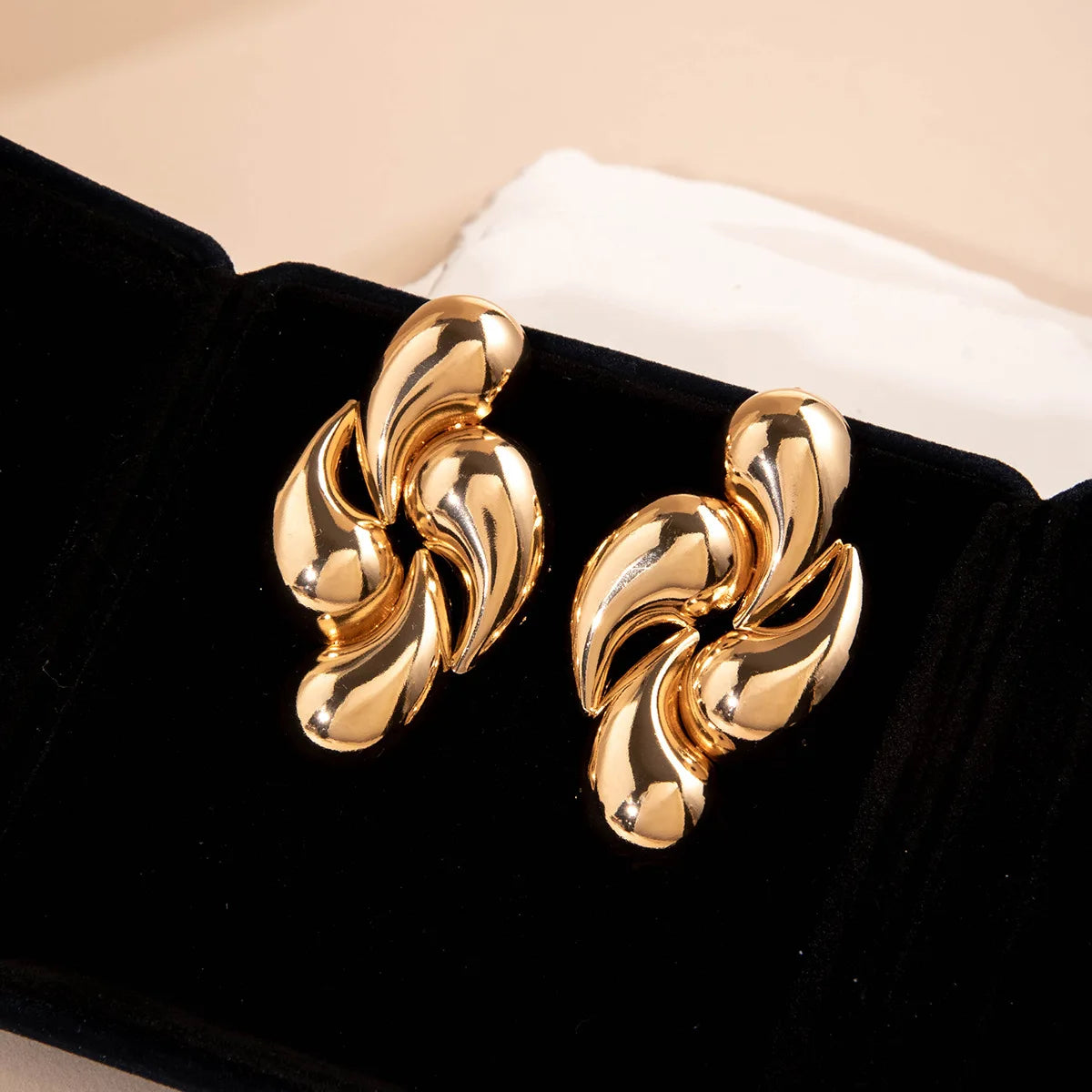 Pendientes colgantes de metal minimalistas GleamMuse