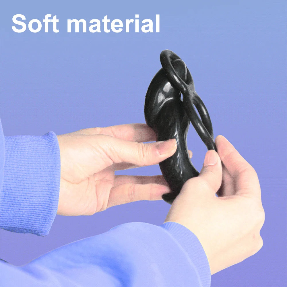 Masajeador de próstata masculino, tapón anal, vibrador, anillo retardante de eyaculación, tapón anal, estimulador del punto G, juguetes sexuales para hombres gays, masturbador.