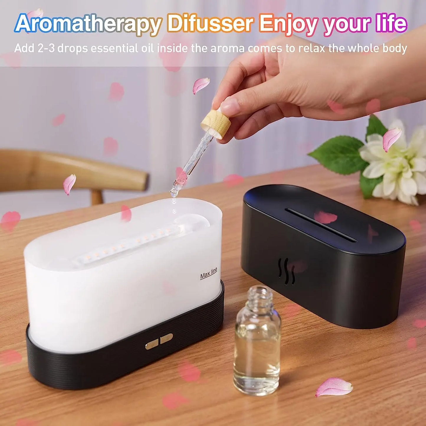 Difusor de aroma FlameGlow: la serenidad se fusiona con la luz del fuego