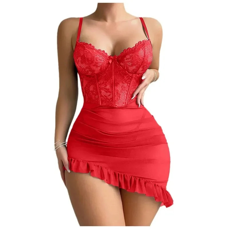 ✨ Conjunto de lencería Enchanted Whispers: donde la fantasía se encuentra con el deseo