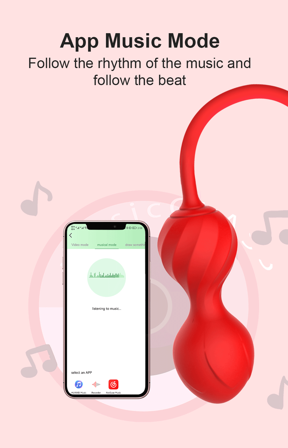 Wireless App-Controlled Kegel & Pleasure Egg