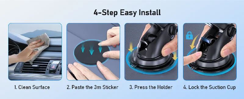 Soporte universal para teléfono de coche FlexiGrip™ 360°