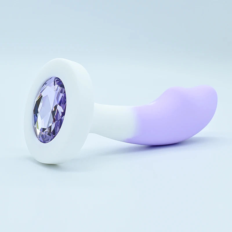 Tapón anal de silicona con base de cristal, juguete sexual para mujer, juguetes eróticos, juguetes anales, entrenador anal, juguetes para adultos, consolador anal, tienda erótica.