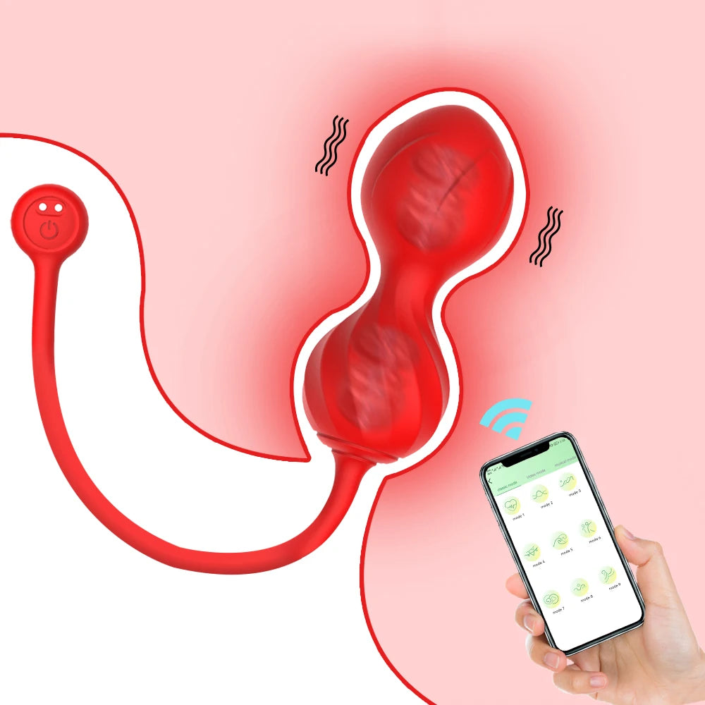 Wireless App-Controlled Kegel & Pleasure Egg