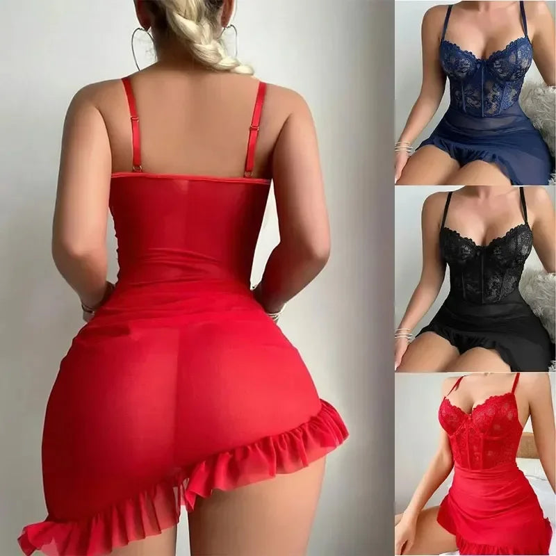 ✨ Conjunto de lencería Enchanted Whispers: donde la fantasía se encuentra con el deseo