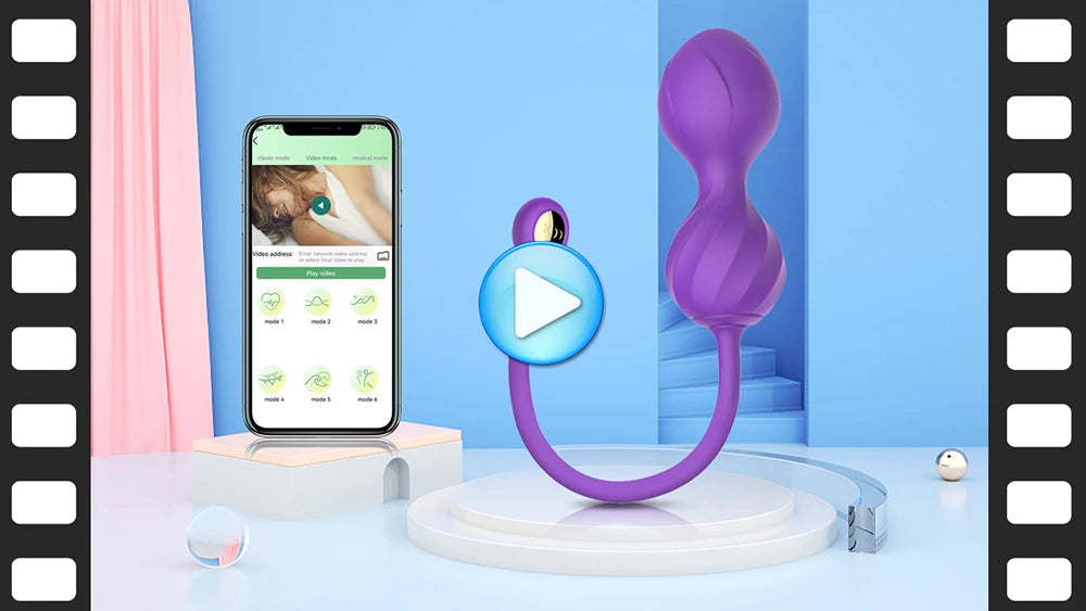 Wireless App-Controlled Kegel & Pleasure Egg