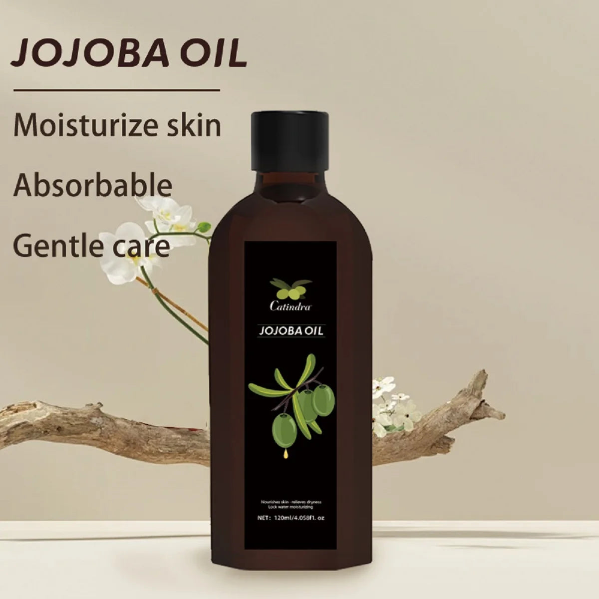 Luméra™ – 120ml Organic Jojoba Oil for Face & Body