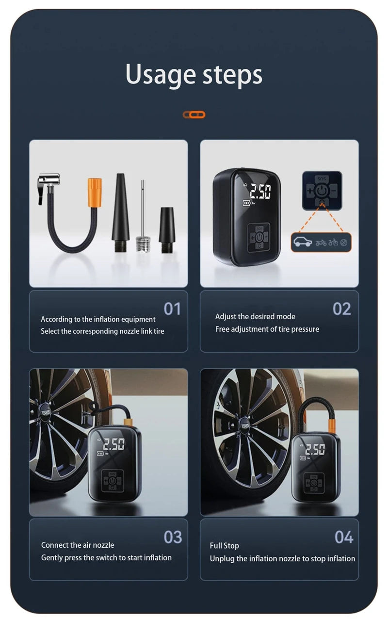 AirGo Wireless Electric Air Pump