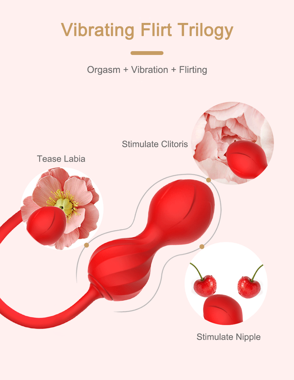 Wireless App-Controlled Kegel & Pleasure Egg
