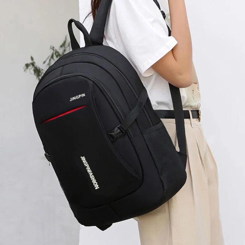 Men's and Women's Casual Canvas Briefcase - Simple Dual-Shoulder Bag - Korean Version - Laptop Travel Bag