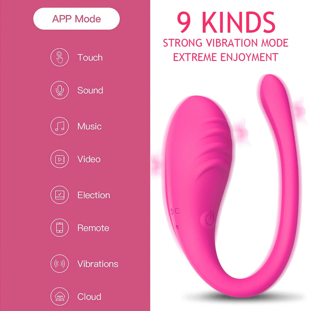 PulseGlow™ – Wearable G-Spot Vibrator with App Control & 9 Modes