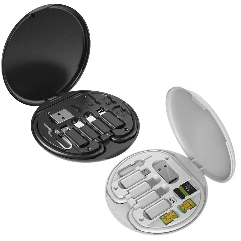 FlexiCharge™ – 6-in-1 Multi USB Adapter & Charging Cable Kit (60W)