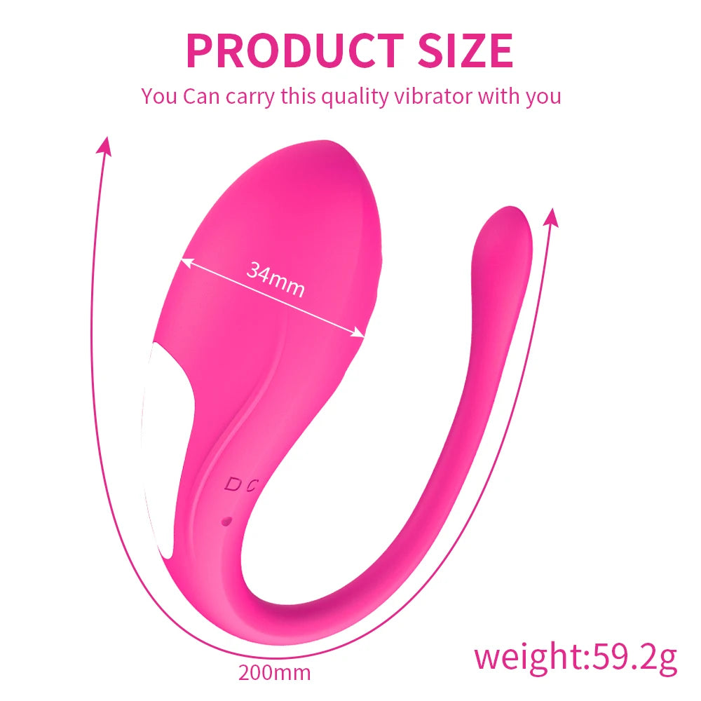 PulseGlow™ – Wearable G-Spot Vibrator with App Control & 9 Modes