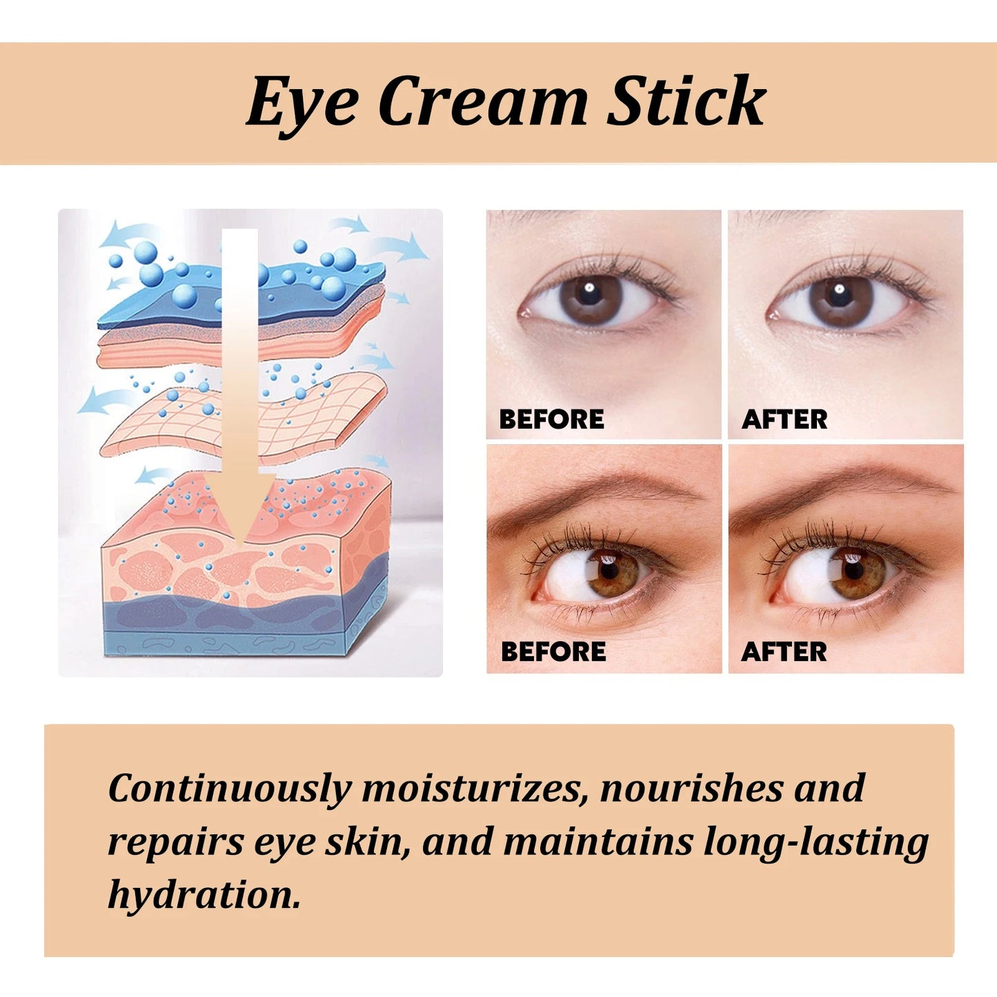 Snail Radiance Eye Cream Stick – Smooth Eyes, Bright Days