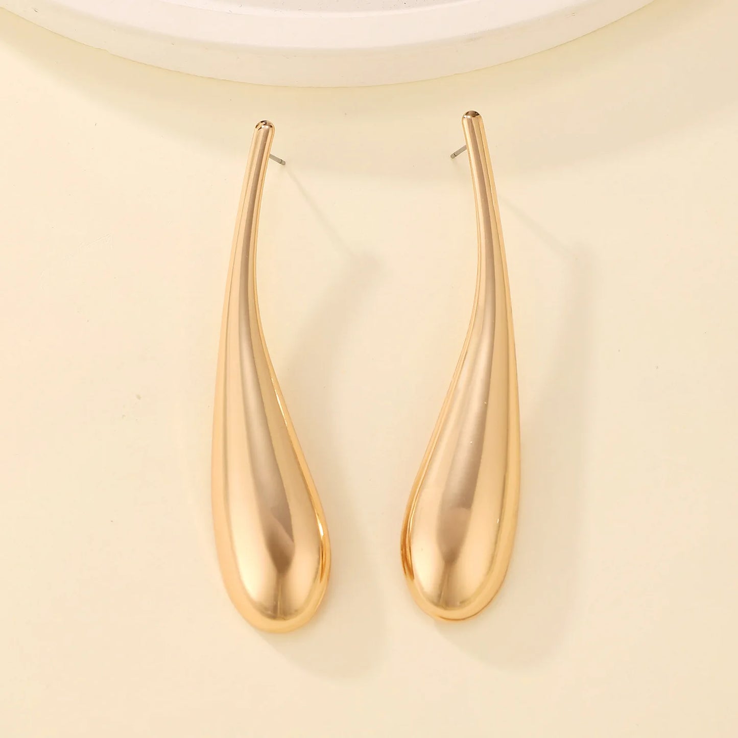 Pendientes colgantes de metal minimalistas GleamMuse