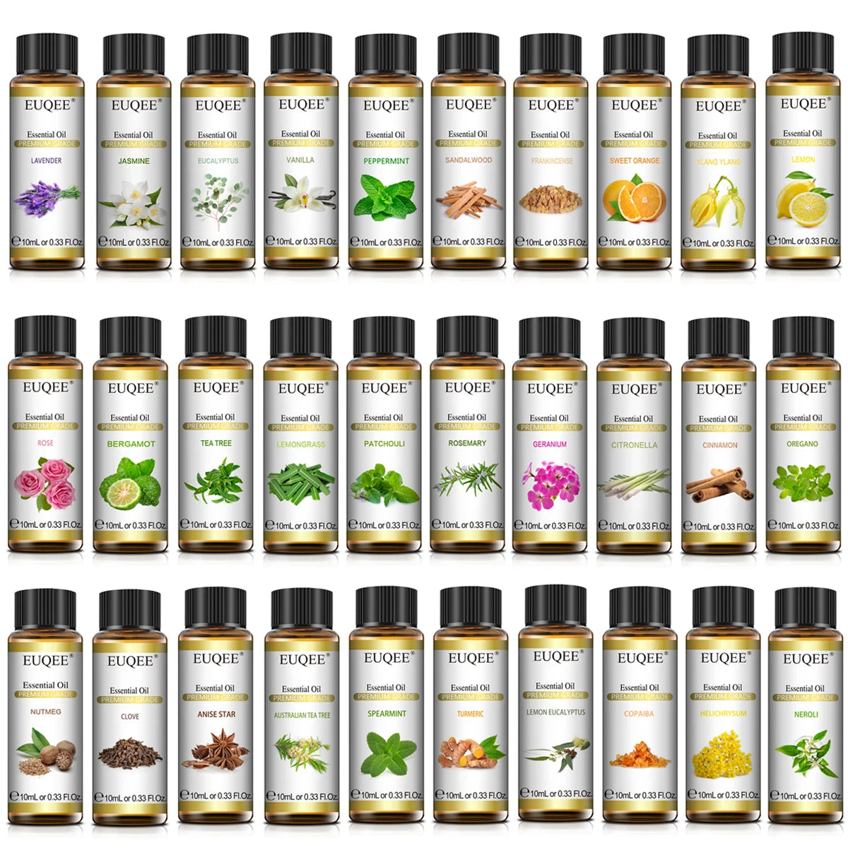 Aceites esenciales puros EUQEE: la esencia de la naturaleza en cada gota
