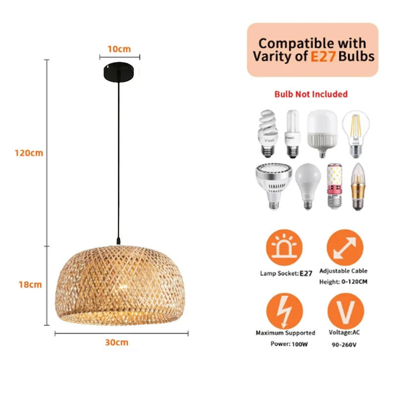 🌿 Bamboo Lantern Elegance – Light Up with Nature’s Charm