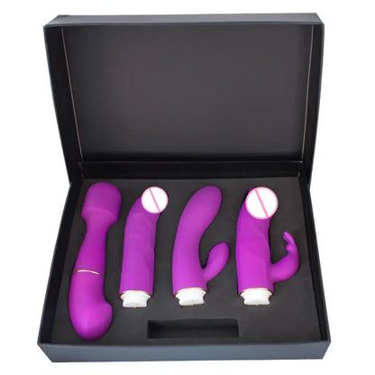 💜&nbsp;Pleasure Quartet – The Ultimate 4-in-1 Intimate Kit