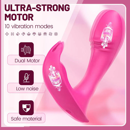 LustLink – El vibrador portátil de doble placer con control por aplicación