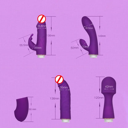💜&nbsp;Pleasure Quartet – The Ultimate 4-in-1 Intimate Kit
