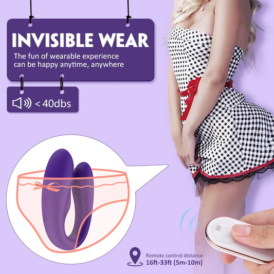 Vibrador para bragas PulseSecret para parejas: placer a distancia sin límites 