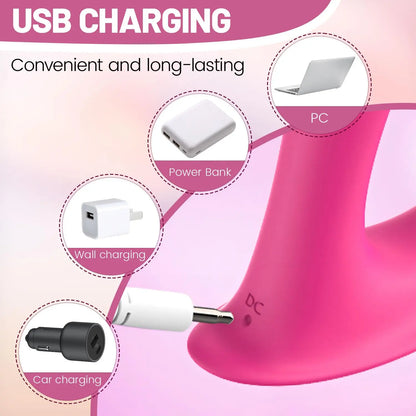 LustLink – El vibrador portátil de doble placer con control por aplicación