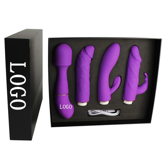 💜&nbsp;Pleasure Quartet – The Ultimate 4-in-1 Intimate Kit