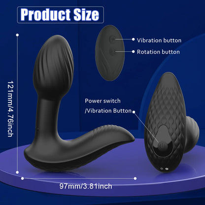HeartPulse: el plug anal vibratorio de 9 modos para un placer anal profundo 