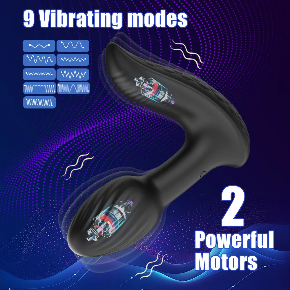 HeartPulse: el plug anal vibratorio de 9 modos para un placer anal profundo 