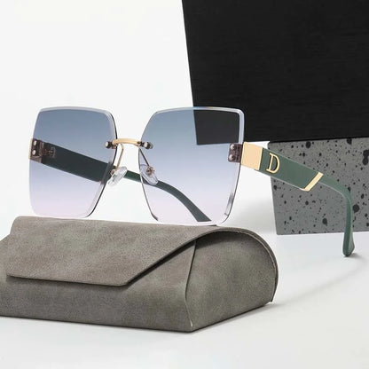 LuxeView™ Rimless Retro Sunglasses