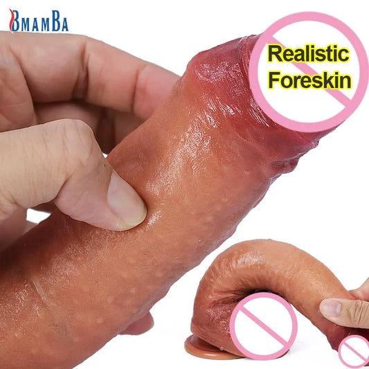 Consolador anal de silicona con correa grande y gruesa para pene, prepucio, masturbador, juguetes eróticos para adultos, para mujeres, hombres y niñas, tienda erótica.