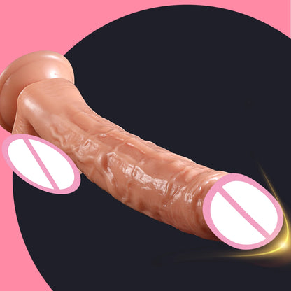 Consolador realista de silicona para sexo femenino, productos anales suaves para adultos con ventosa, pene artificial, juguetes sexuales para mujeres y hombres.