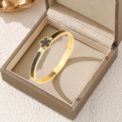 ✨ Nueva pulsera clásica de trébol: brillo atemporal, un encanto para todos los días ✨ 