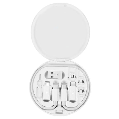 FlexiCharge™ – 6-in-1 Multi USB Adapter &amp; Charging Cable Kit (60W)